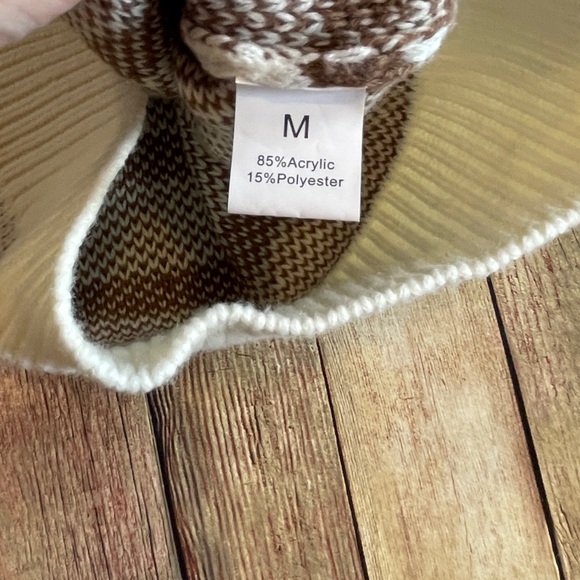 Boutique leopard stripe sweater - Picture 2 of 3